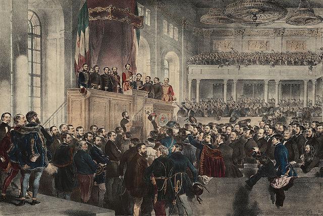 15. maaliskuu 1848 Unkarilainen vallankumous, eduskunta