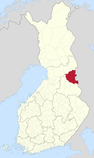 Suomussalmi Észak Finnországban