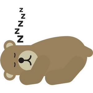 finn hangulatjel: aludni, mint a medve