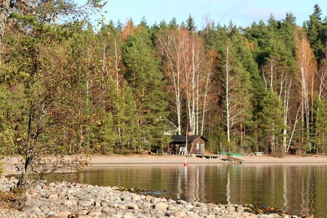 A finn férfi a szaunában (Fotó: Matti Touko)
