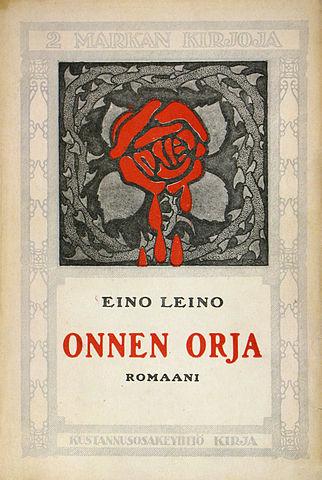 Onnen orja című regényének a borítója, a négy részes regénysorozat utolsó darabja (1913)