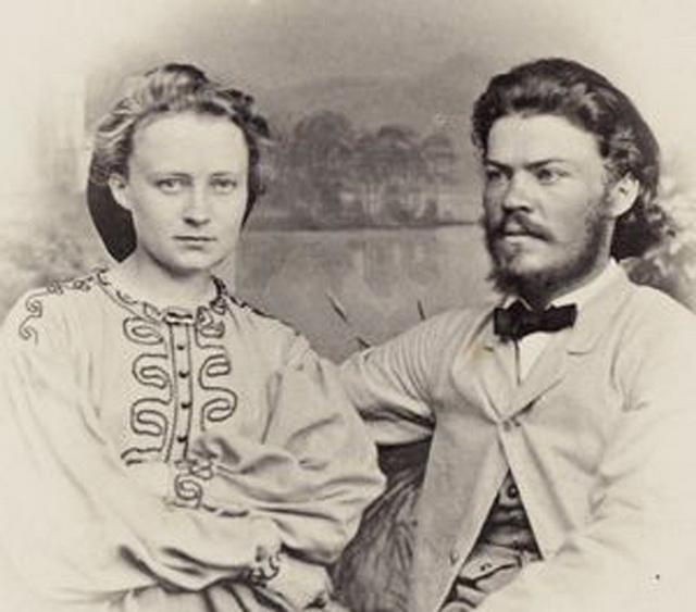 Minna és Johan Ferdinand Canth (Kép: Museovirrasto)