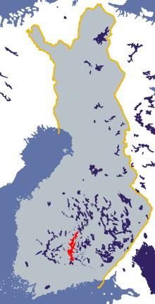 Päijänne tó, Pulkkilanharju, Finnország